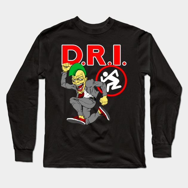 Dirty Rotten Imbeciles Long Sleeve T-Shirt by titusbenton